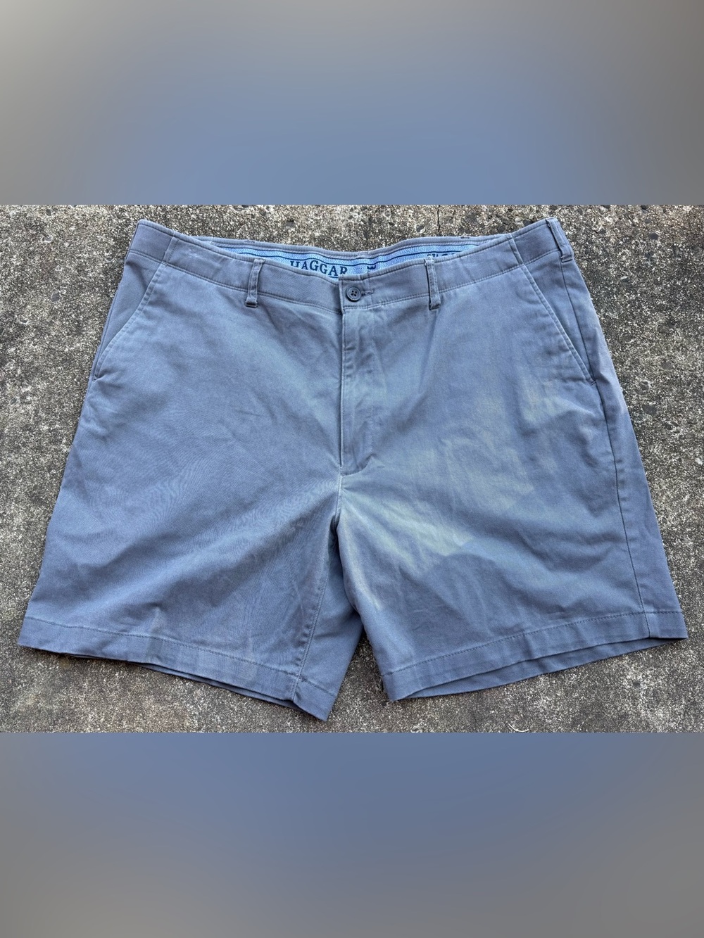 Haggar Men's grey  Flat Front Shorts